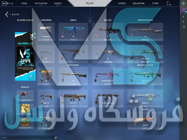 اکانت ولورانت رنک Platinum 1 کد 2389