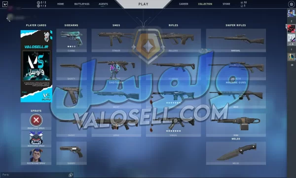 اکانت ولورانت رنک Gold 3 کد 2689