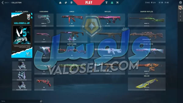 اکانت ولورانت رنک Gold 3 کد 2952