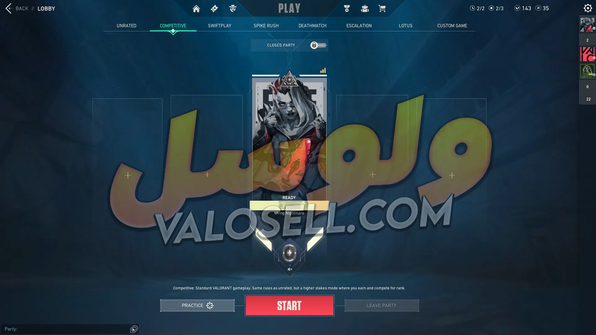 اکانت ولورانت رنک Iron 3 کد 2955 - Image 3