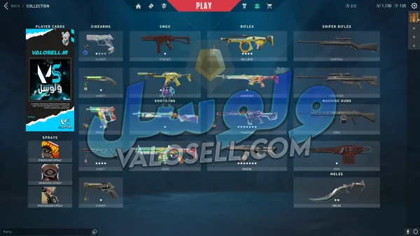 اکانت ولورانت رنک Gold 1 کد 3064