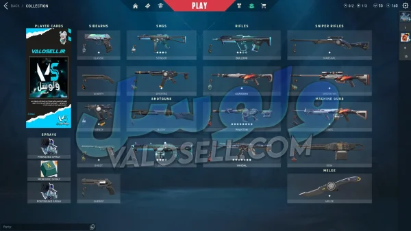 اکانت ولورانت رنک Unranked کد 3104
