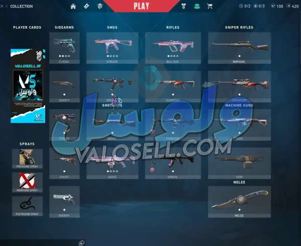 اکانت ولورانت رنک Platinum 1 کد 3116