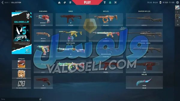 اکانت ولورانت رنک Gold 1 کد 3151