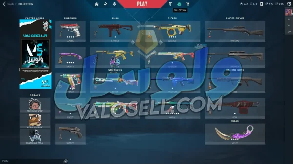 اکانت ولورانت رنک Gold 2 کد 3168