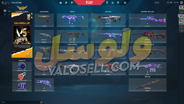 اکانت ولورانت رنک Platinum 1 کد 3223