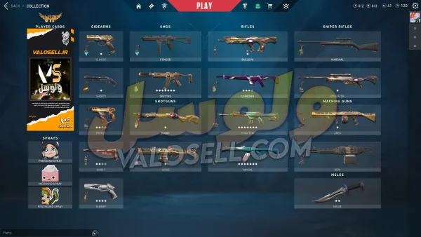 اکانت ولورانت رنک Unranked کد 3244