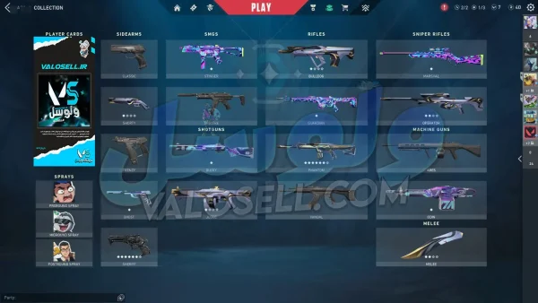 اکانت ولورانت رنک Platinum 3 کد 3348