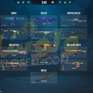 اکانت ولورانت رنک Unranked کد 3389