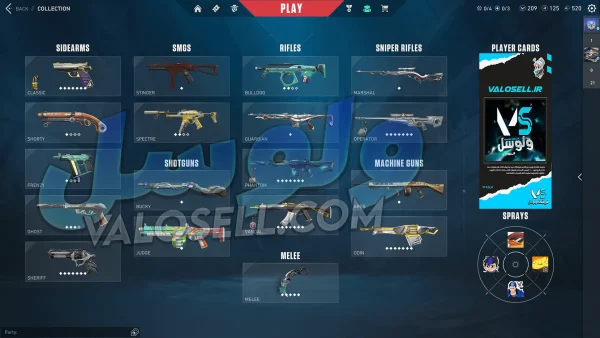 اکانت ولورانت رنک Unranked کد 3402