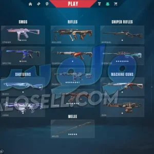 اکانت ولورانت رنک Unranked کد 3412