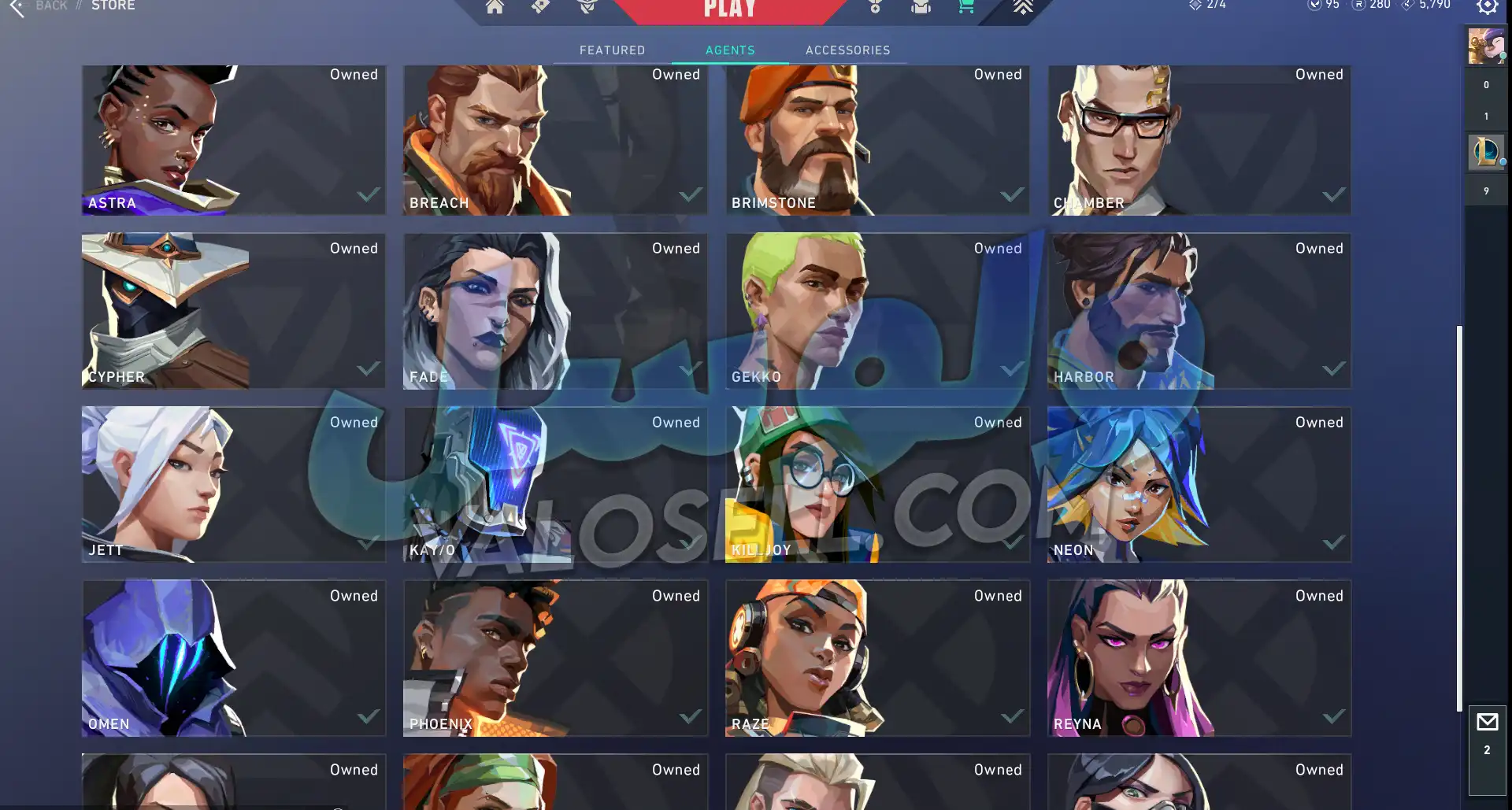اکانت ولورانت رنک Silver 1 کد 3635 - Image 3