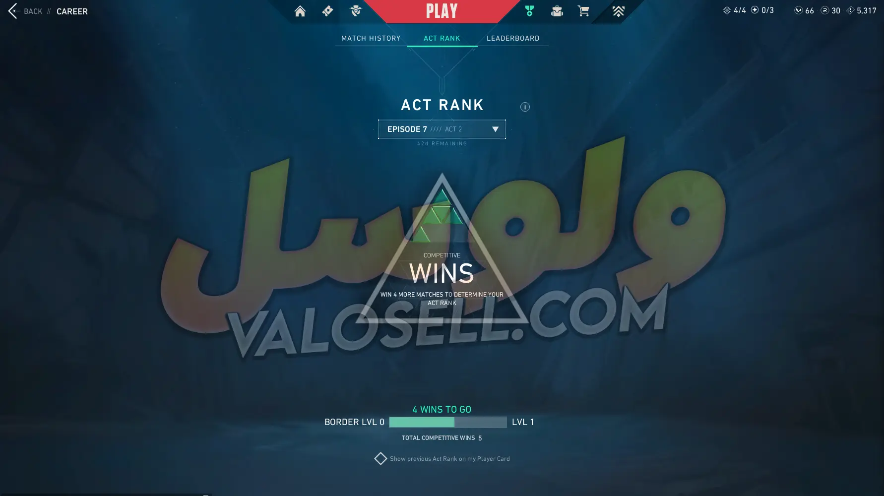 اکانت ولورانت رنک Ascendant 1 کد 3673 - Image 2