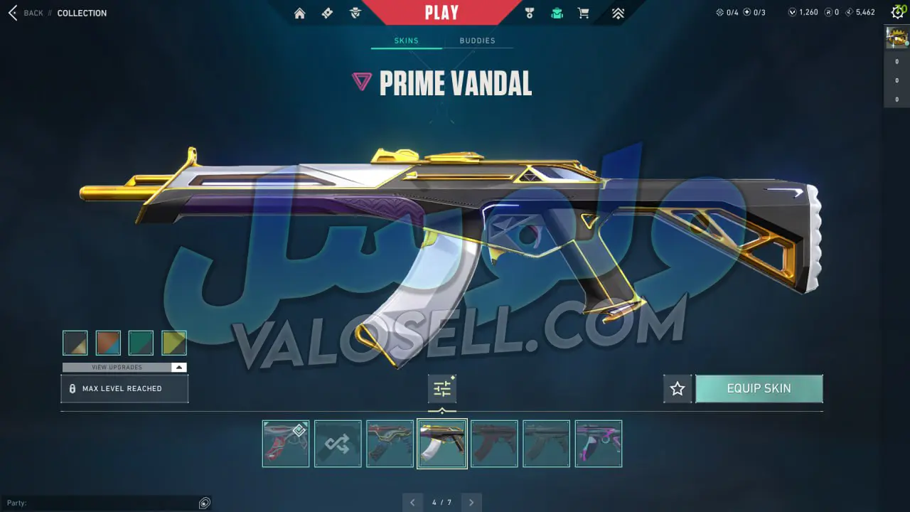 اکانت ولورانت رنک Gold 2 کد 3717 - Image 3
