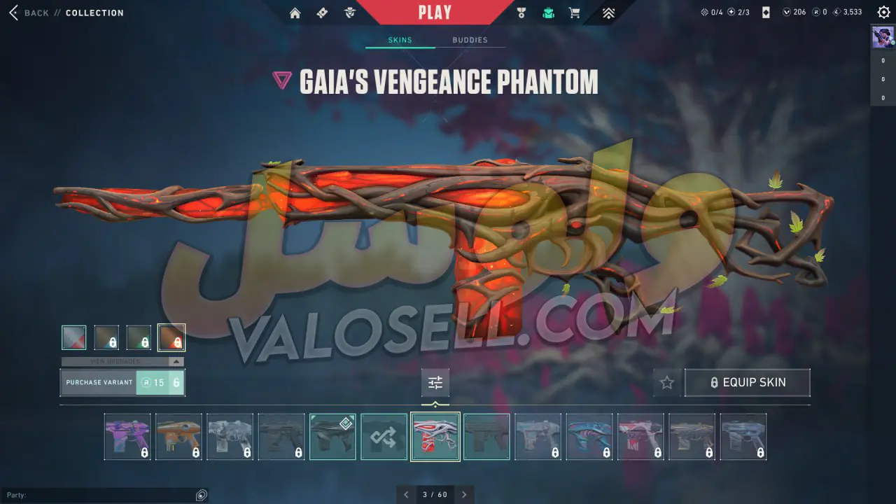 اکانت ولورانت رنک Platinum 2 کد 3787 - Image 4
