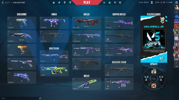 اکانت ولورانت رنک Platinum 2 کد 4127
