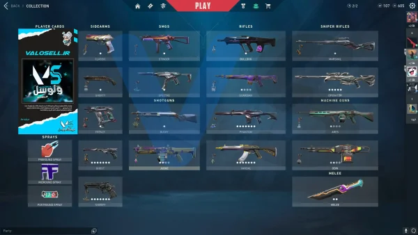 اکانت ولورانت رنک Platinum 1 کد 4148