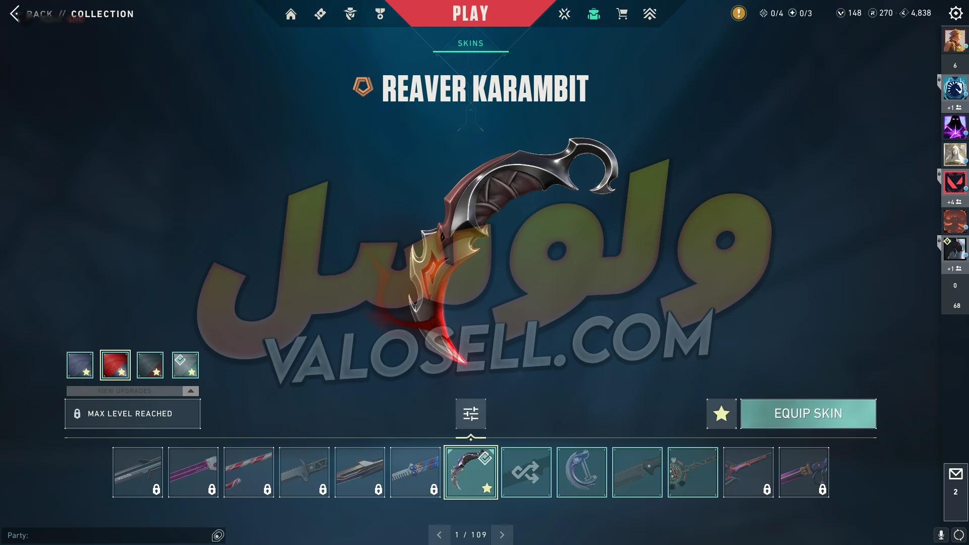 اکانت ولورانت رنک Diamond 2 کد 4274 - Image 4