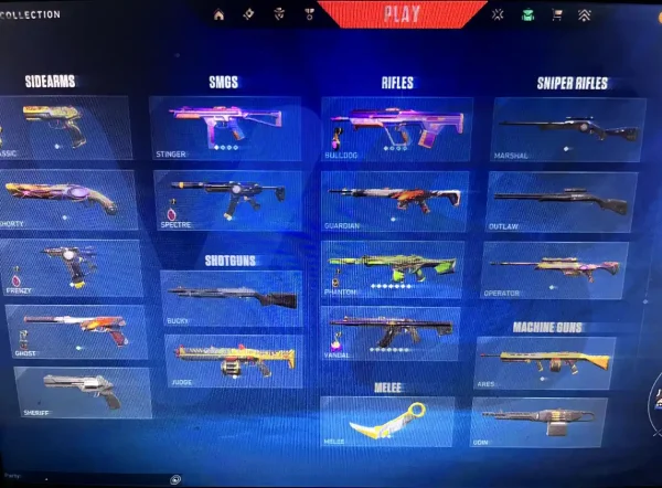 اکانت ولورانت رنک Gold 3 کد 4343