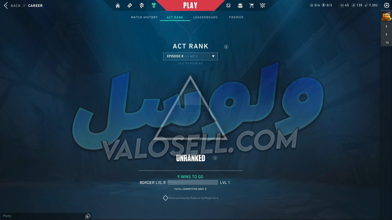 اکانت ولورانت رنک Unranked کد 4397 - Image 2