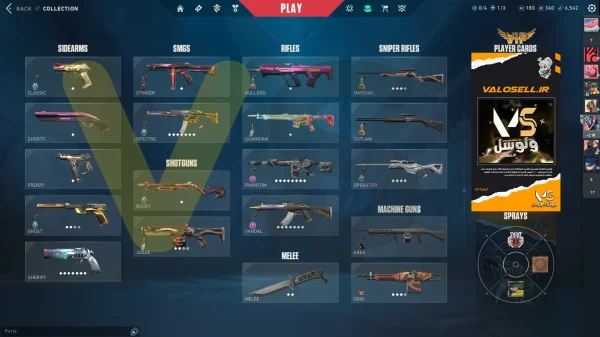 اکانت ولورانت رنک Platinum 2 کد 4444