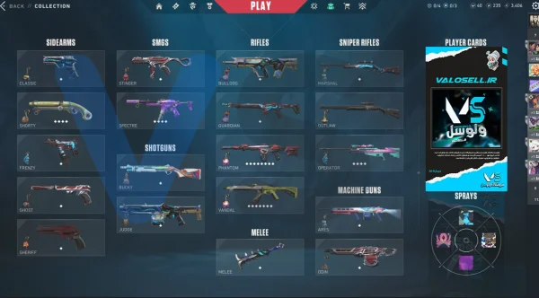 اکانت ولورانت رنک Platinum 3 کد 4570