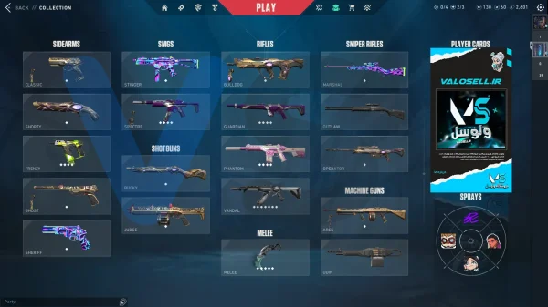 اکانت ولورانت رنک Gold 2 کد 4597