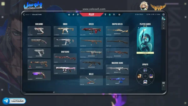 اکانت ولورانت رنک Unranked کد 4844