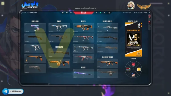 اکانت ولورانت رنک Unranked کد 5027