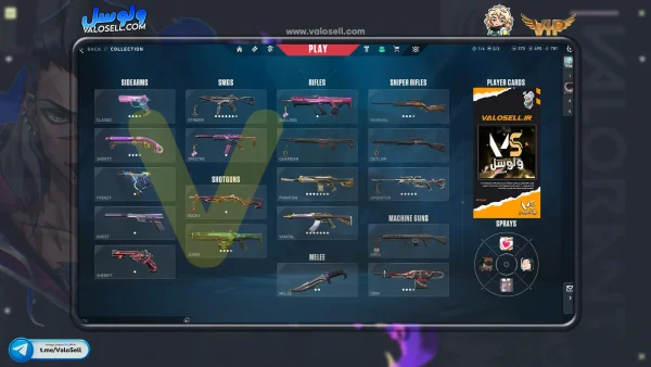 اکانت ولورانت رنک Platinum 2 کد 5038