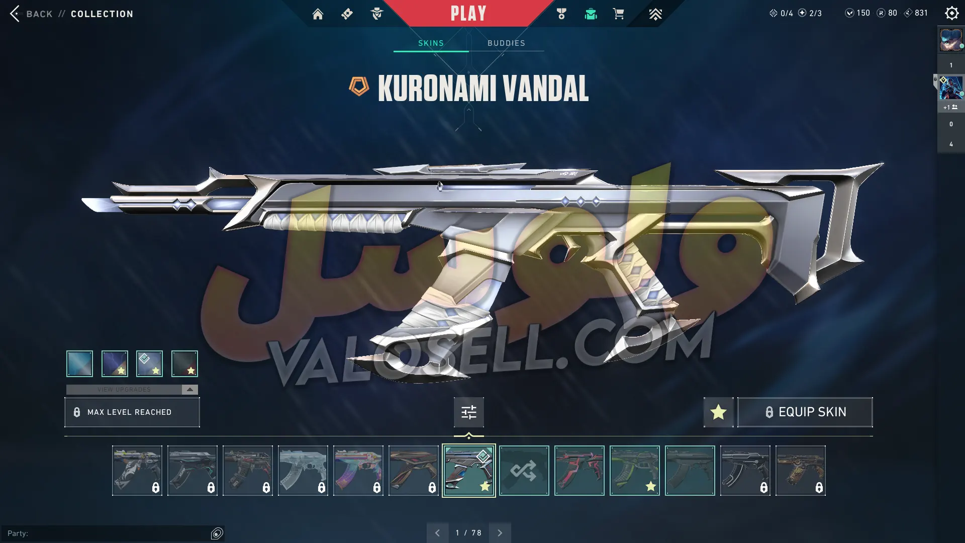 اکانت ولورانت رنک Platinum 1 کد 5045 - Image 3