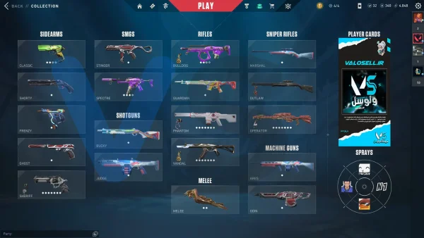 اکانت ولورانت رنک Platinum 2 کد 5148