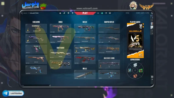 اکانت ولورانت رنک Platinum 1 کد 5380