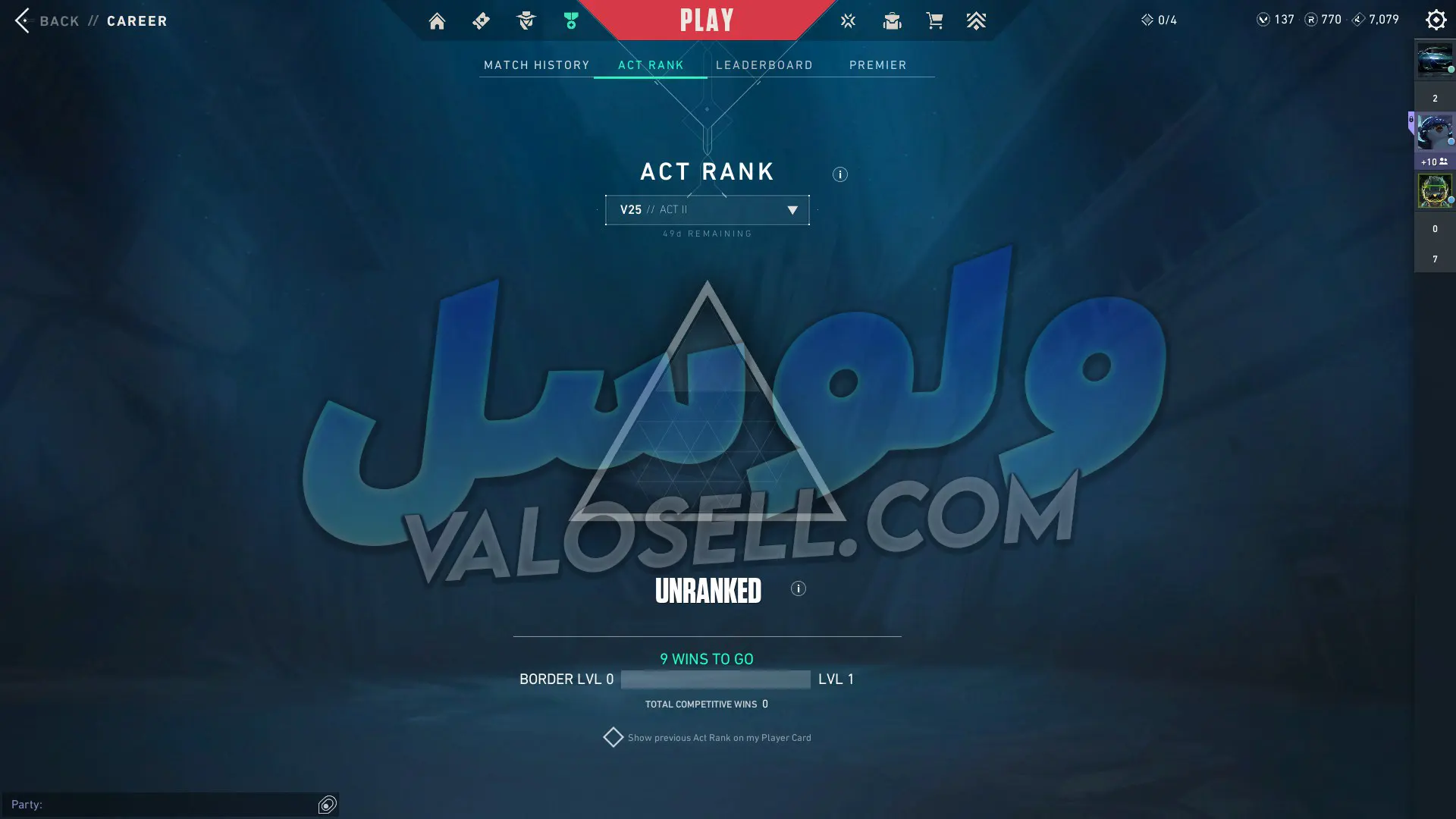 اکانت ولورانت رنک Platinum 2 کد 5407 - Image 2