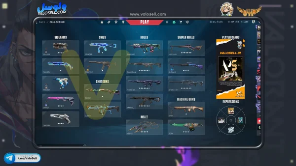 اکانت ولورانت رنک Gold 2 کد 5431