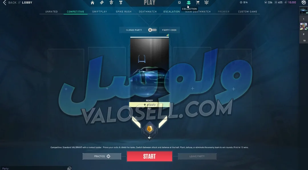 اکانت ولورانت رنک Gold 1 کد 5437 - Image 2