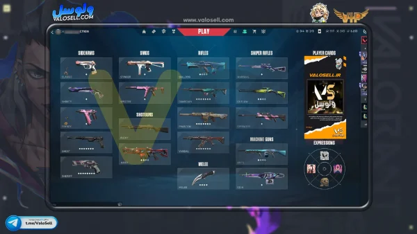 اکانت ولورانت رنک Gold 1 کد 5453