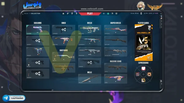 اکانت ولورانت رنک Unranked کد 5463