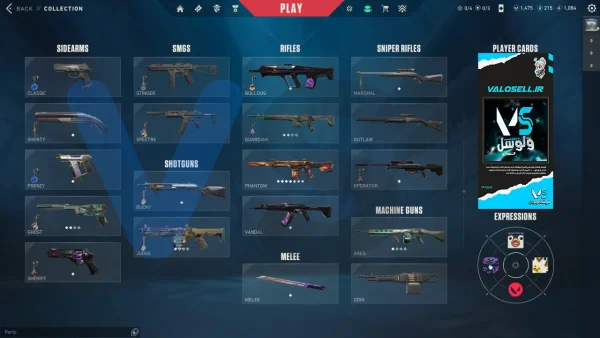 اکانت ولورانت رنک Unranked کد 5466