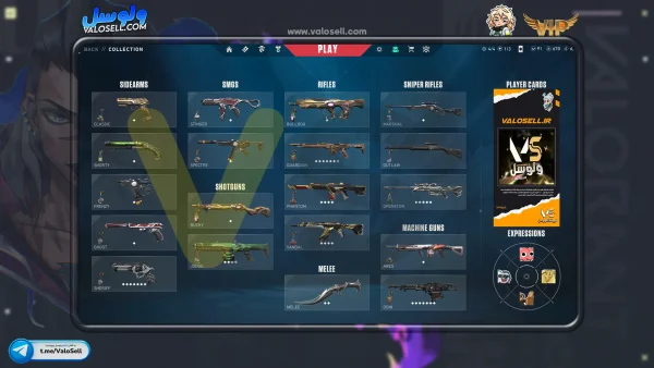 اکانت ولورانت رنک Unranked کد 5482
