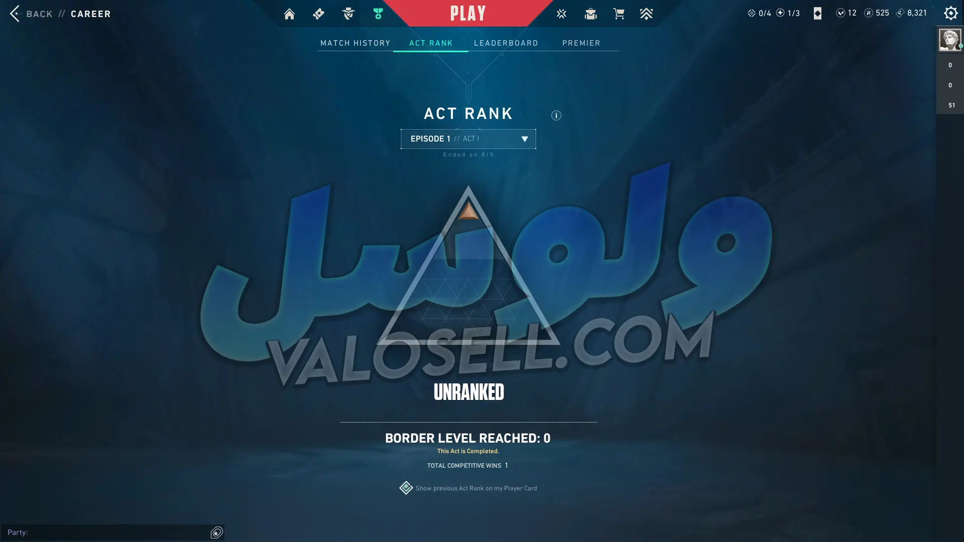 اکانت ولورانت رنک Diamond 1 کد 5489 - Image 3
