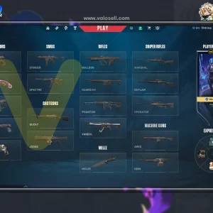 اکانت ولورانت رنک Unranked کد 5700