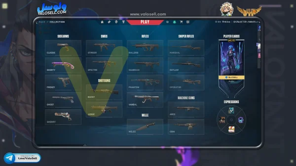 اکانت ولورانت رنک Unranked کد 5700