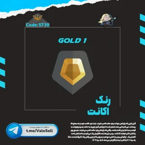 اکانت ولورانت رنک Gold 1 کد 5739