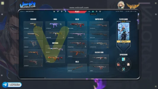 اکانت ولورانت رنک Gold 1 کد 5772
