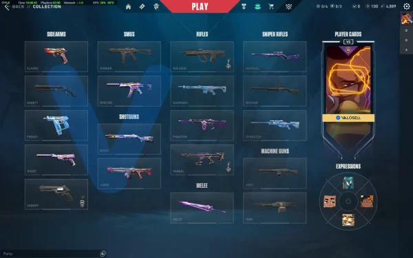 اکانت ولورانت رنک Unranked کد 5956