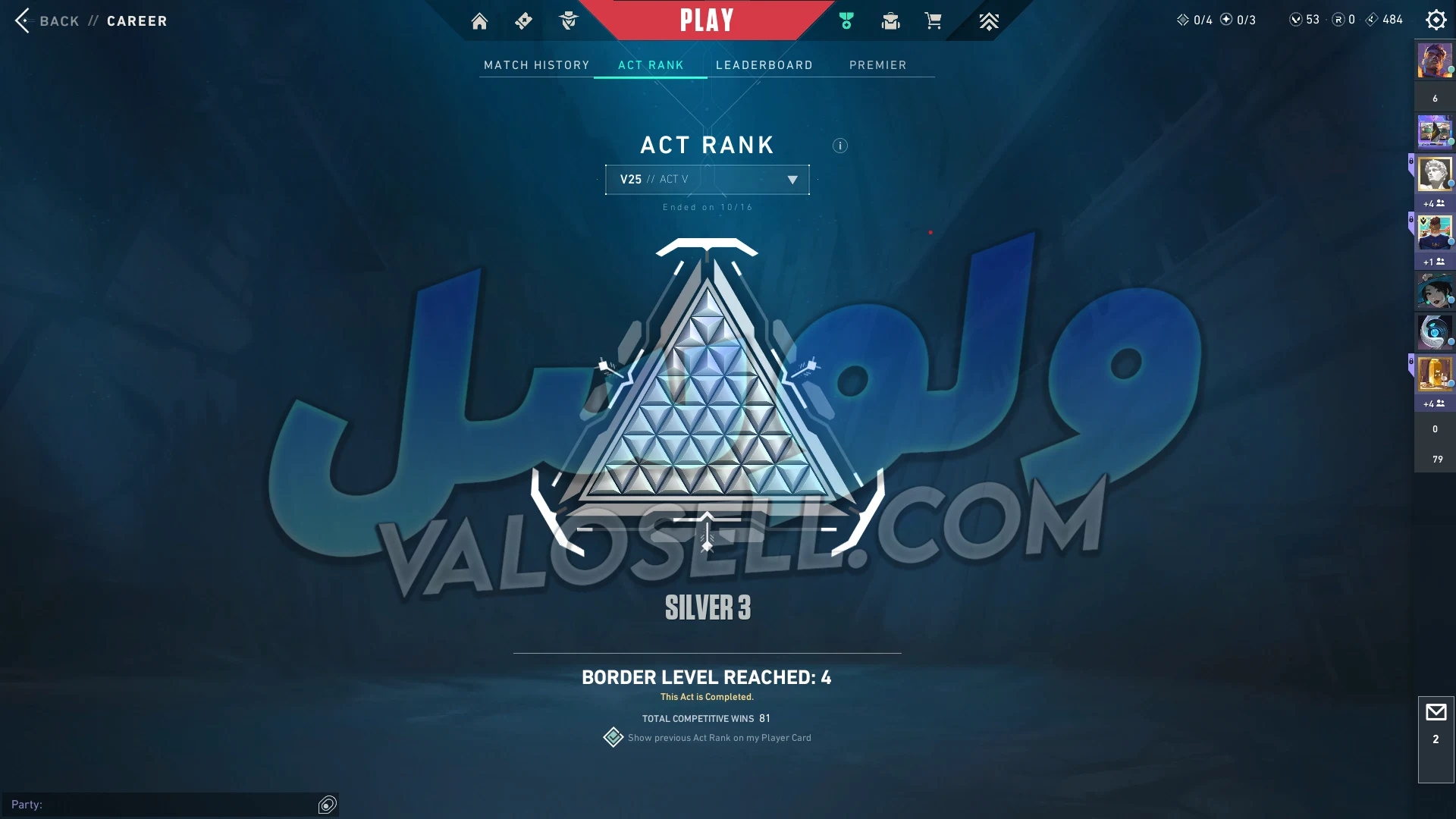 اکانت ولورانت رنک Unranked کد 6100 - Image 2