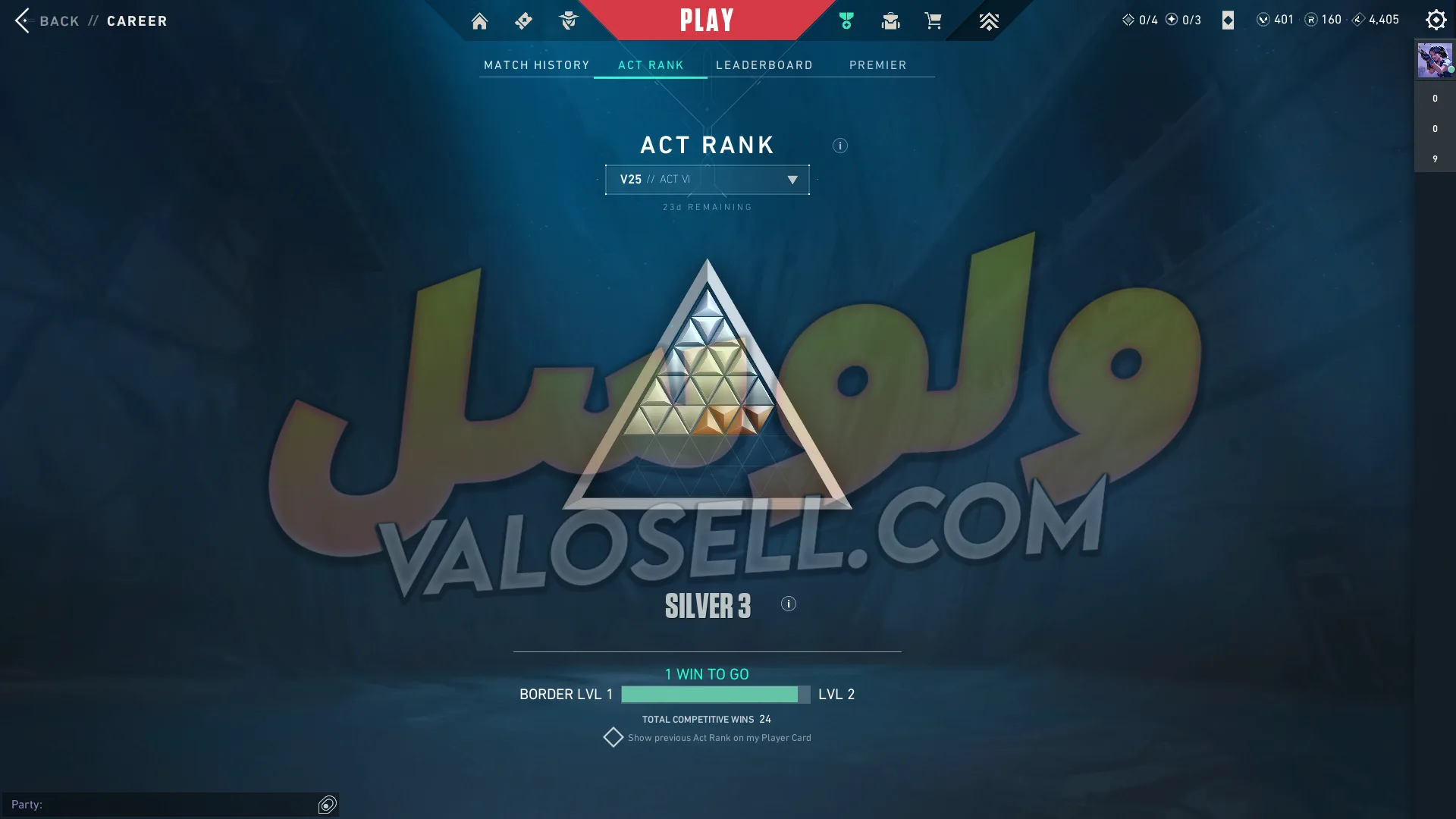 اکانت ولورانت رنک Silver 1 کد 6118 - Image 2