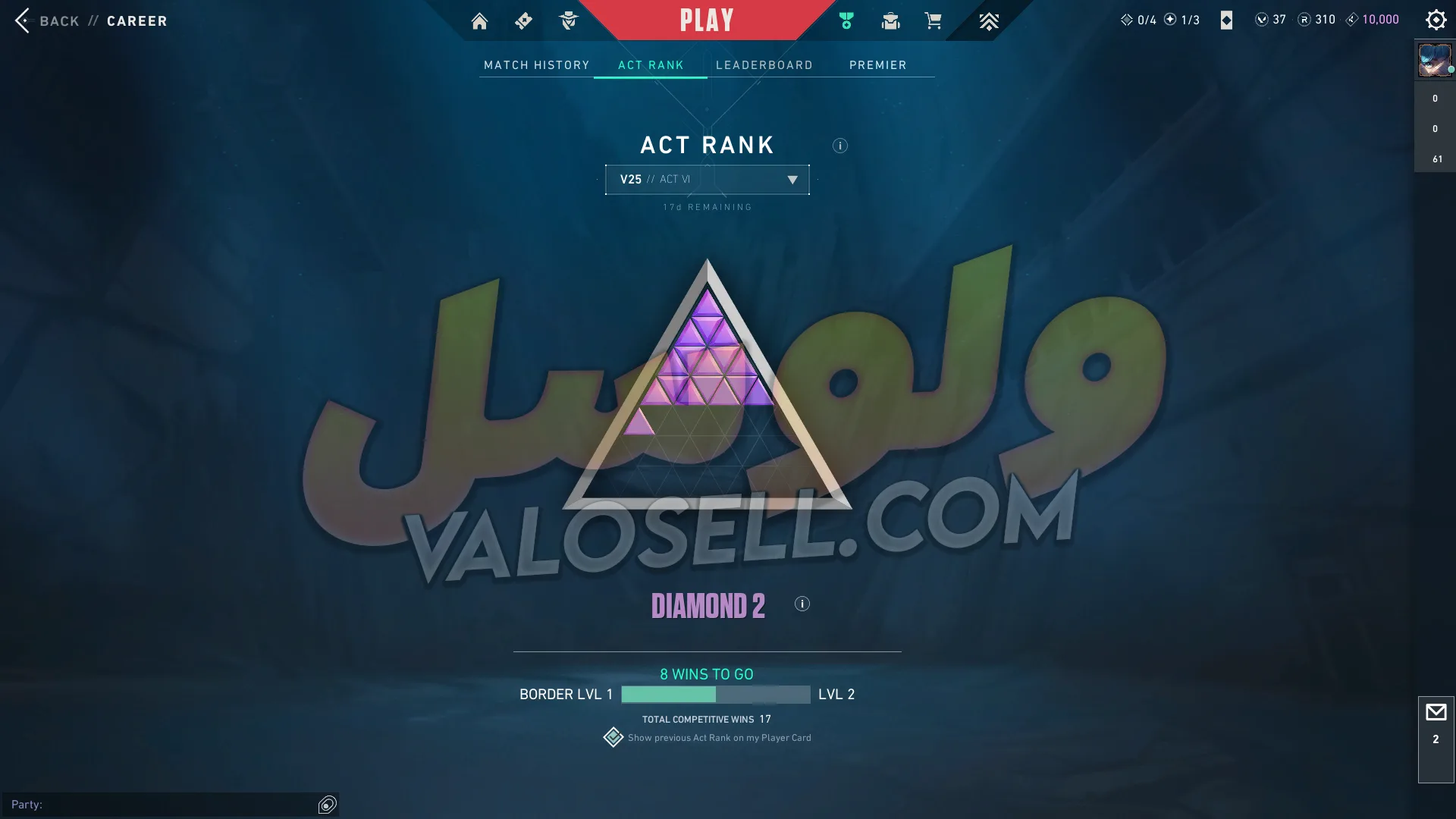 اکانت ولورانت رنک Diamond 2 کد 6137 - Image 2