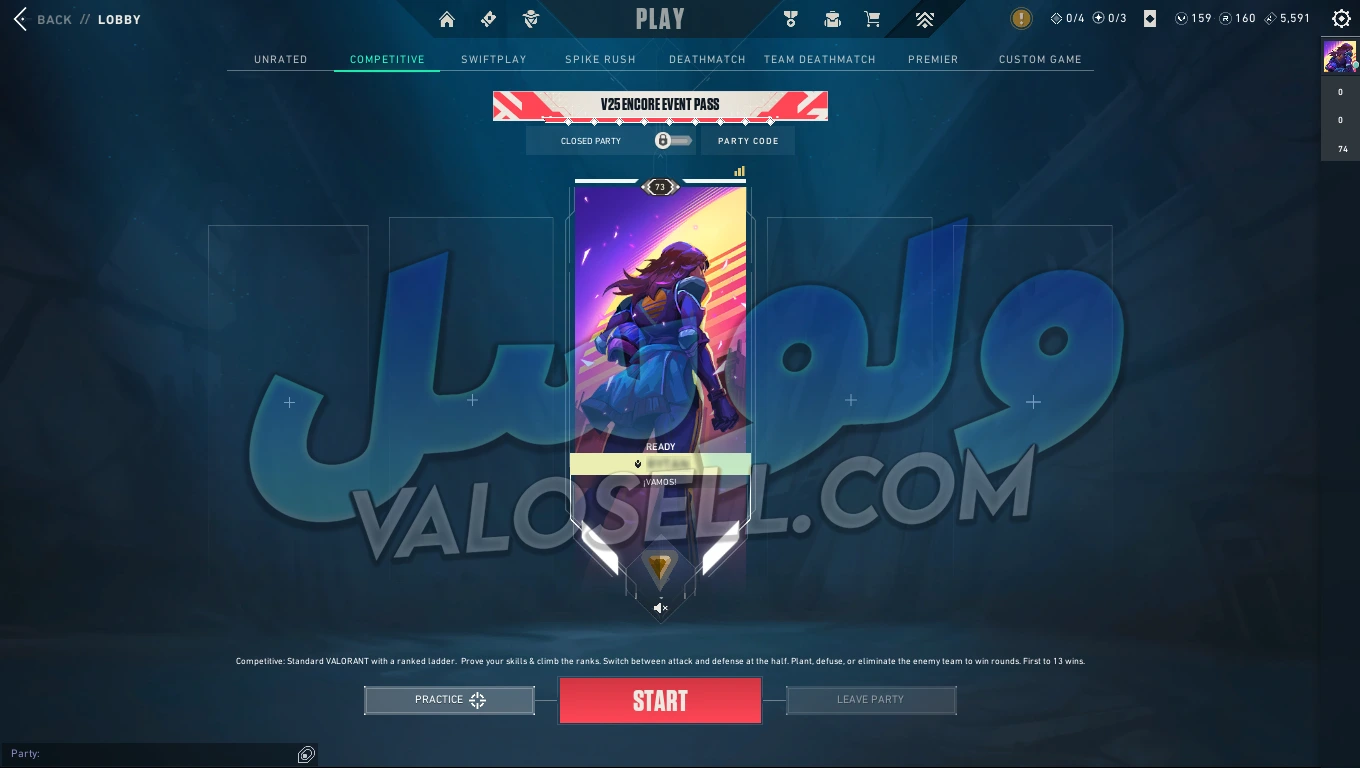 اکانت ولورانت رنک Bronze 1 کد 6178 - Image 2